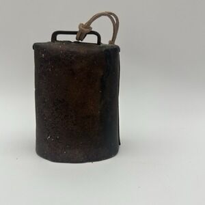 Vintage Cow Bell Farm Hand Forged Large Country Rustic Decor‎ 5"